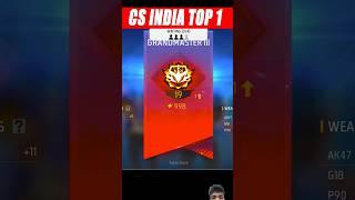 CS INDIA TOP 1 सिर्फ 1 GAME की थी जरूरत 999 STAR TOP 1 के लिए और हो गयी बड़ी गलती  #short #shorts