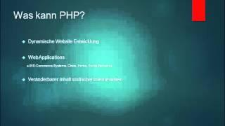 [PHP-Tutorial] 1# Was ist PHP?