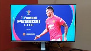 PES 2021 Lite Gameplay PS4 Slim (1080P Monitor)