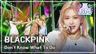 [예능연구소 직캠] BLACKPINK - Don't Know What To Do,블랙핑크 - Don't Know What To Do @Show! Music Core 20190406