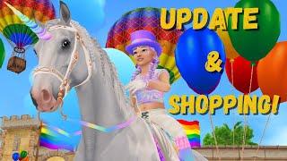 #125 Star Stable Online: UPDATE  - Das REGENBOGENEVENT und SHOPPING! 