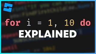 for i = 1, 10 do Explained | Learn Roblox Studio