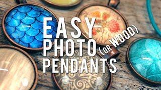 Make Glass Photo Pendants - EASY How-To Cabochon Necklace