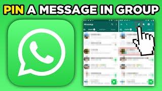 How To Pin A Message In WhatsApp Group (2024)