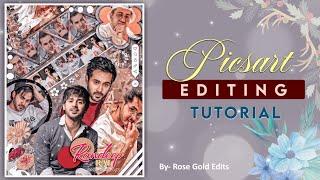 Picsart editing tutorial for fanpage || Fanpage editing tutorial || Rose Gold Edits #fanart