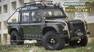 RC 1/10 Scale | 007 SPECTRE BRX02 Land Rover Defender D110 Pickup | Solo Trail PB Hill | 05012023