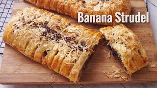 LAYAK JUAL!! BANANA STRUDEL TANPA KORSVET KULIT RENYAH DAN BERLAPIS-LAPIS ANTI GAGAL