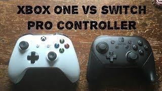 Xbox One controller vs Switch Pro Controller