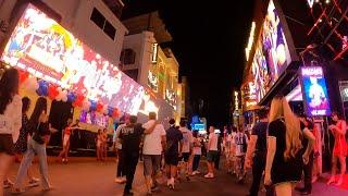 Pattaya Walking Street August 2024 at Night  HD 1080p