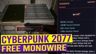 Free Legendary Monowire Location - CYBERPUNK 2077