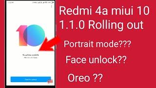 REDMI 4A miui 10 1.1.0 Rolling out