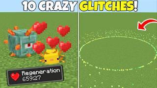 10 NEW Minecraft Glitches That Make NO SENSE! (Minecraft Bedrock)