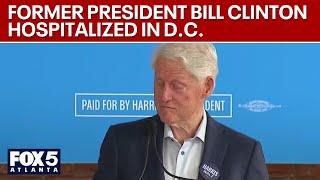 Former President Bill Clinton hospitalized | FOX 5 News