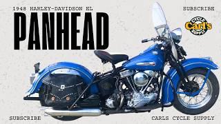 Check out this ORGINAL PAINT 1948 Harley Davidson EL Panhead 