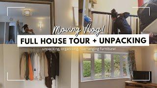 MOVING VLOG 2 : FULL HOUSE TOUR London edition | Unpacking, Organising,... | Uni Student Intl.
