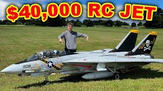 GIANT RC Jet with 2 real Jet Turbine Engines