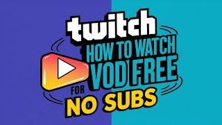 REGARDER GRATUITEMENT LES REDIFFUSIONS TWITCH SUB ONLY (fiable 2022)