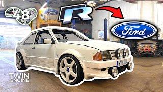 1981 Ford Escort RS Turbo with Full Golf R Conversion - Vlog048