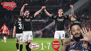 PSV 1-7 Arsenal | Troopz Match Reaction | RICE DOMINATED THAT GAME FROM START TO FINISH!!