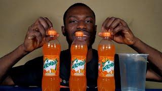 ASMR DRINKING | MIRINDA ORANGE FLAVOUR DRINK