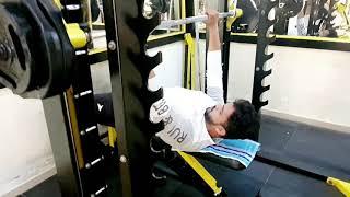 Smith Machine Chest Press 100LBS | Chest Workout | Suraj Surve |