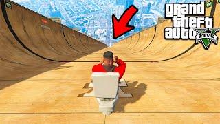 СПУСК БЕЗ ТОРМОЗОВ НА УНИТАЗЕ В ГТА 5 МОДЫ! ОБЗОР МОДА В GTA 5! ИГРЫ ВИДЕО MODS