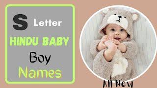 S Letter Baby Boy Names | Top 50 Latest Hindu Baby Boy Names by Alphabet 'S' | Saru's Empire