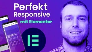 Website mit Elementor optimal für Smartphone & Tablet anpassen ⭐️ Responsive Tutorial