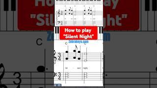 How to play "Silent Night" keyboard tutorial in Flash demos