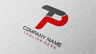 T P Logo Design In Coreldraw | TP Logo Design | Alphabet Logo Design In Coreldraw