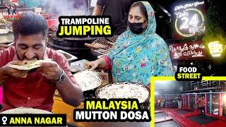 KORA FOOD STREET | Malaysia mutton dosa | Chennai Street Food | Anna nagar -WANTED CRACKS