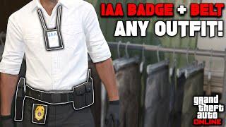 *UPDATED* How To Get The IAA Badge & Belt On Any Outfit In GTA 5 Online!