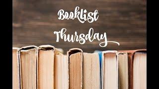 BookList Thursday - New Authors I Want to Try