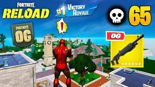 65 Elimination Solo Vs Squads Reload "Zero Build" Gameplay Wins (Fortnite RELOAD chapter 6)