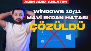 Windows Mavi Ekran Hatası 2024 KESİN ÇÖZÜM - 7 ADIMDA KURTULUN