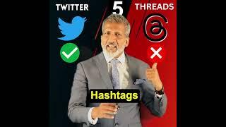 Twitter vs Threads | Anurag Aggarwal | #ytshorts | #twitter | #instagram