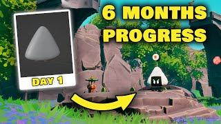 6 Months of UNREAL Game Development in 10 MINUTES! Solo Indie Game Devlog!