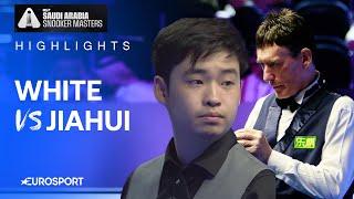 Snooker legend Jimmy White beaten by Si Jiahui  | 2024 Saudi Arabia Masters 