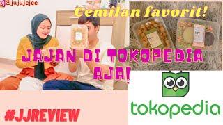 TOKOPEDIA HAUL FOOD! JAJAN CEMILAN MURAH DAN ENAK #JJREVIEW