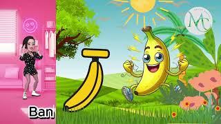 Banana songs | LEARNING FRUITS | KIDS SONGS | FRUITS SONGS | BANANA DELIGHT
