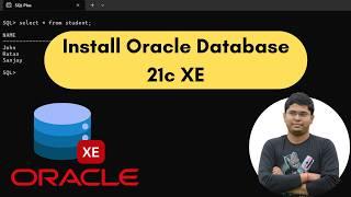 How to install Oracle Database Express Edition | How to execute SQL queries in Windows