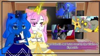 Past Celestia and Luna react to the Villains of Equestria || (3/???) || Original? || PumpyCat