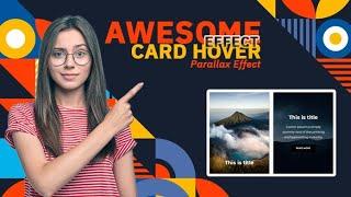 Awesome CSS Card Hover Effects | Html & CSS Tutorial