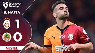 Vestel | Galatasaray (1-0) Alanyaspor - Highlights/Özet | Trendyol Süper Lig - 2024/25