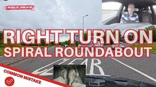 Spiral Roundabout in Edinburgh: Lane Guidance and Bus-Only Tips