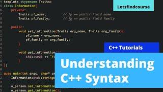 C++ Basic Syntax - C++ Tutorial | Letsfindcourse