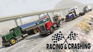 BeamNG Drive - Racing & Crashing All New T-Series Truck