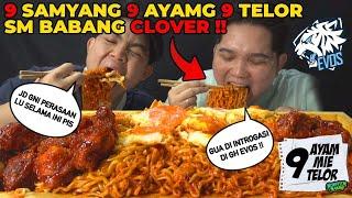 ENAKNYA MUKBANG + DENGER CURHATAN MSLH CLOVER DGN EVOS ‼️MUKBANG 9 SAYANG 9 TELOR 9 AYAM RICHEESE