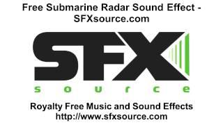 Free SUBMARINE RADAR SOUND EFFECT from SFXsource.com