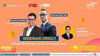 Webinar ORI021: Pilihan Berharga untuk Semangat Baru